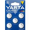 VARTA Batterie Electronics, CR2032, batteria a bottone al litio, 3 V, confezione da 50 pezzi, in confezione originale