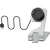 Disscool Supporto di ricarica di ricambio compatibile con Garmin Venu 3/Venu 3S/Vivoactiv 5, base di ricarica in metallo con cavo di ricarica e accessori per smart watch (1,5 m/gery)