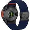 TOPsic Nylon Cinturino per Garmin Fenix 7S/Fenix 7S Pro Solar/FEnix 8 43mm/FEnix 6S/FENix 6S Pro/FENix 5S/FENIX 5S Plus, 20mm QuickFit Traspirante Elastico Sportivo Cinturini per Descent Mk3S