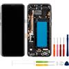 Swark LCD Display Compatibile con Samsung Galaxy S8 Plus S8+ (Nero with Frame) Touchscreen Bildschirm Digitizer Assembly Glas + Strumenti