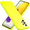 NALIA Custodia Silicone Neon per Samsung Galaxy A72 - Cover, Giallo