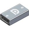 QIANRENON 8K DP Accoppiatori DisplayPort Adattatore DP1.4 femmina a DP femmina HD Convertitore, DP cavo Estensione Connettori, Supporto HDR 3D 8K@60Hz, Alluminio