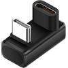CY Adattatore USB5.0 80 Gbps adattatore di estensione maschio-femmina a forma di U opposta angolato posteriore con 240 W 16K 8K 5K compatibile con USB4.0 Thunderbolt3/4/5