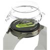 Ringke Slim & Glass Compatibile con Cover Samsung Galaxy Watch 7 44mm, (Combo) Custodia Protezione Calza Anti Graffio Sottile PC Rigida con Protezione Dello Schermo in Vetro Temperato - Clear