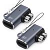 Seminer Adattatore di Ricarica Lighting per Cuffie Shokz (2 Pack), Adattatore di Ricarica Magnetico per Caricabatterie per Cuffie Aftershokz Compatibile con Shokz Aeropex, OpenRun/Pro/Mini, OpenComm