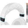 SOULWIT Archetto Coperchio Laterale Cursore per Corsair HS50/HS50 PRO/HS60/HS60 HAPTIC/HS60 PRO/HS70/HS70 PRO/HS70 SE/HS75 XB Cuffie, Kit di Ricambio per Archetto Tappi Terminali - Nero