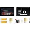 IBest 4.3inch DSI LCD with Case Capacitive Touch Display IPS Screen 800×480 Resolution Wide Angle Monitor for Raspberry Pi 4B, Supports Ubuntu/Kali / WIN10 IoT