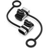 Seminer Adattatori per Caricabatterie per Orologi (2 Pack), Connettore di Ricarica da Femmina a Maschio di Tipo C Compatibile con Garmin Fenix 7/7S/7X/6/6X/6S e altro-Argento