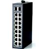 WIWAV WDH-16ET2GF-DC 10/100Mbps Switch Ethernet industriale Gigabit a 18 porte non gestito con guida DIN/montaggio a parete (senza ventole, -30 ℃ ~ 75 ℃)