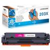 LOSMANN Toner compatibili con HP 203X CF543X 203A CF543A per HP Color Laserjet PRO MFP M281fdw MFP M280nw MFP M281cdw MFP M281fdn, HP Color Laserjet PRO M254dw M254dn M25