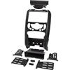 tomzz Audio 2404-044 Pannello radio doppio DIN 1DIN compatibile con le auto BMW Mini Cooper II R55 R56 R57 2006-2014 con climatizzatore automatico
