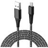 MTAKYI Cavo Di Ricarica Per iPhone 5 m, Lungo, Certificato Apple MFi, Cavo Da Lightning A USB Originale, Ricarica Rapida Cavo Di Ricarica Apple Da Per Apple iPhone 14/13/12/11/XS/XSMax/XR/X/8/7 /6/Pad