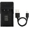 Norifon BLS-1 USB Caricatore per Olympus E-400, E-420, E-450, E-600