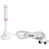 VSG Antenna DVB-T2 (HD), AVK20 SMART, 30 DBi Power Plus, HD Free TV, Sat, ricevitore di programmi TV, Digital Ready, Plug & Play, 5m - Bianco