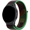 FiiMoo Nylon Cinturino Compatibile con Garmin Venu 4 45mm/Venu 3/2/Forerunner 570 47mm/Forerunner 265/965, 22mm Ricambio Cinturino, Cinturini Sportivi in Nylon per Garmin Vivoactive 4-Grigio+Verde