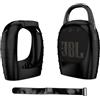 Hzycwgone Borsa Cover in Silicone per JBL Clip 5 altoparlante portatile con Bluetooth,per JBL Clip 5 Custodia Cassa Sacco Viaggio Accessori con Nastro Adesivo (Nero)