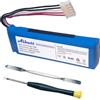 Aibatt Batteria di ricambio da 6000 mAh per JBL Charge 3 (versione 2016), ricambio per batteria JBL GSP1029102A (3,7 V/polimeri di litio)