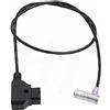 HangTon V-mount batteria P-tap D-Tap 4 pin cavo di alimentazione per PortKeys BM5 BM7 HH7 HS7T Monitor, spirale ad angolo retto 4P (R)
