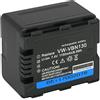 mtb more energy Batteria VW-VBN130 Compatibile con Panasonic HDC-SD800, SD900, SD909, TM900, HS900... (vedi descrizione)