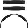 GEEKRIA Cuscino per archetto di ricambio per Sennheiser PX100, PX200, PX80 Cuffie di ricambio per fasce/Parti di imbottitura per cuscino (Nero)