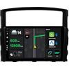 KeiDilie 9 [6G+128G] Android 15 Autoradio per Mitsubishi Pajero 4 V80 V90 2006-2016-[Integrato CarPlay&Android Auto | DSP | Mirror Link | GPS Sat Nav | BT 5.0 | WiFi | 360° Panoramica]+AHD Camera & MIC