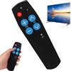 XEERUN Telecomando Universale TV Anziano, Telecomando TV Universale per Anziani TVCon Pulsanti Grandi, Facile Da Usare E Configurare, Telecomando Universale (Supporta TVa infrarossi e televisori educativi)
