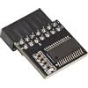 Bewinner Modulo TPM 2.0 2x7P 14 Pin MSI per Schede Madri Win 11, Archiviazione, Ampiamente Compatibile con Supporto DDR3,