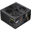 GAMEMAX GP 550B - Alimentatore di rete PC da 550 W, non modulare, 80 Plus Bronzo, ventola HDB da 140 mm, cavo piatto nero, 9 funzioni di protezione, 3 anni di garanzia, nero