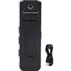 Asixxsix Body Camera, videocamera tascabile HD 1080P, obiettivo ruotabile a 180°, videocamera d'azione indossabile impermeabile con visione notturna, supporto per scheda SD da 64 GB