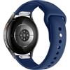 ODQODK Cinturino in Silicone 20mm per Amazfit GTS/Bip e Altri Modelli Compatibili - Sportivo Cinturini Compatibile con Galaxy Watch 7/6/5/4/FE/Active/Active2 Braccialetto,Blu