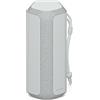 Sony Srs-Xe200 Speaker Portatile Bluetooth Wireless Con Campo Sonoro Ampio E Cinturino Da Polso Impermeabile, Antiurto, Durata Della Batteria 16 Ore E Funzione Ricarica Rapida, Grigio Chiaro
