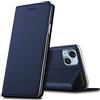 Verco Custodia a libro per iPhone 14, in pelle PU, per Apple iPhone 14, 6,1 pollici, colore: blu