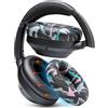 WC SweatZ XM3 - Copriorecchie protettivi brevettati antisudore per Sony WH1000XM3 di WC | Copri orecchie in silicone per cuffie Sony WH-1000XM3 | 90's Black