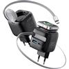 Havit UC250 A-EU - Caricabatterie da viaggio GaN con cavo estensibile (nero)