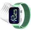 Snailcanfly Pellicola idrogel 5pcs per SaveFamily SaveWatch Plus 2 2.13 Orologio Smart Trasparente TPU Pellicola Protettiva Schermo Touch Sensibile, HD Clear, Ultra Sottile, Auto Guarigione