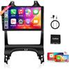 Hodozzy 【8 Nucleo 4+64G】Hodozzy Carplay Autoradio per Peugeot 3008 5008 2009-2016,9 Pollici Touchcreen Stereo auto Bluetooth Vivavoce con Android Auto/WiFi/GPS/RDS/FM/DSP