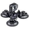 Digicharge Action Camera Car Parabrezza Window Triplicare 3x Ventosa Supporto per GoPro Lit Hero Hero13 13 Max 2 Hero12 12 /DJI OSMO Action 5 Pro 4 / Insta360 One/Akaso Crosstour Camkong Go Pro Cam
