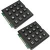 Aihasd 4 * 4 Microcontroller Matrice Tastiera Modulo Tastiera 16 tasti tasti di plastica Interruttore industriale Una tastiera Per Arduino Controller