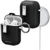 ORICO Custodia per AirPods 1ª/2ª Generazione con Supporto, Ricarica MagSafe e Coperchio Magnetico, Potente Protezione Anti-caduta, Nero-CP312
