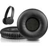 SOULWIT Cuscinetti Auricolari di Ricambio per Sony MDR-XB450/XB450AP/XB550, Padiglioni Cuffie con Schiuma ad Alta Densità per Isolamento dal Rumore - XB450 PL Nero