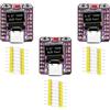 Binghe ESP32-C3 Modulo ESP32-C3 OLED Scheda di Sviluppo con 0.42 OLED Display e 2.4G WiFi Bluetooth 4MB Flash Interfaccia USB Type-C per Sviluppo IoT Compatibile con Arduino(3 Pezzi)