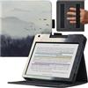 GOVTVA Custodia con doppio supporto per Kobo Libra Color/Libra 2/Bilancia H2O con funzione automatica Sleep&Wake/doppia cinghia da polso/chiusura magnetica, compatibile con e-reader Kobo Libra