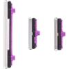 Generic Set di sostituzione pulsante laterale per Samsung Galaxy S10 & S10+ Plus Pulsante di accensione e pulsanti del volume G973 G975 (grigio) (argento)
