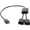 chenyang Cavo da micro USB a doppia porta Micro USB femmina per mouse e disco flash