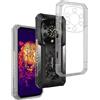 REY Pack 3X Cover in Gel TPU Trasparente per ULEFONE Armor 28 Ultra Thermal, Ultra Sottile 0,33 mm, Morbido Flessibile, Custodia Silicone