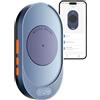 Vaydeer M4 Utra Mouse Mover con app, dispositivo jiggler mouse non rilevabile con telecomando e funzione timer, simulazione di movimento del mouse senza driver, per risveglio al computer, viola scuro