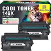Cool Toner 149X Con Chip Cartuccia Toner Compatibile per HP 149X 149A Toner per Laserjet MFP 4102fdw 4102dw 4102fdn Laserjet Pro 4002dn 4002dw 4002d W1490X W1490A Nero, Confezione da 2