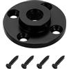 PATIKIL Adattatore Per Treppiede Filettatura 3/8 Diametro 20mm, Piastra Di Montaggio A Parete Con Flangia In Lega Di Alluminio E Viti Per Magic Arm Luce Monitor Flash Fotocamera DSLR
