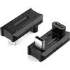 MoKo Adattatore USB-C a 180 Gradi,Connettore Type-C, Spazio Maggiore 13,5mm