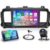 Rimoody 4G+64G Android Autoradio per Citroen Jumpy 3/Peugeot Expert/Toyota Proace 2016-2021 Wireless Carplay Android Auto, 9 Pollici Incell Touchscreen Radio GPS Navi WiFi Bluetooth FM/RDS/EQ/USB/SWC